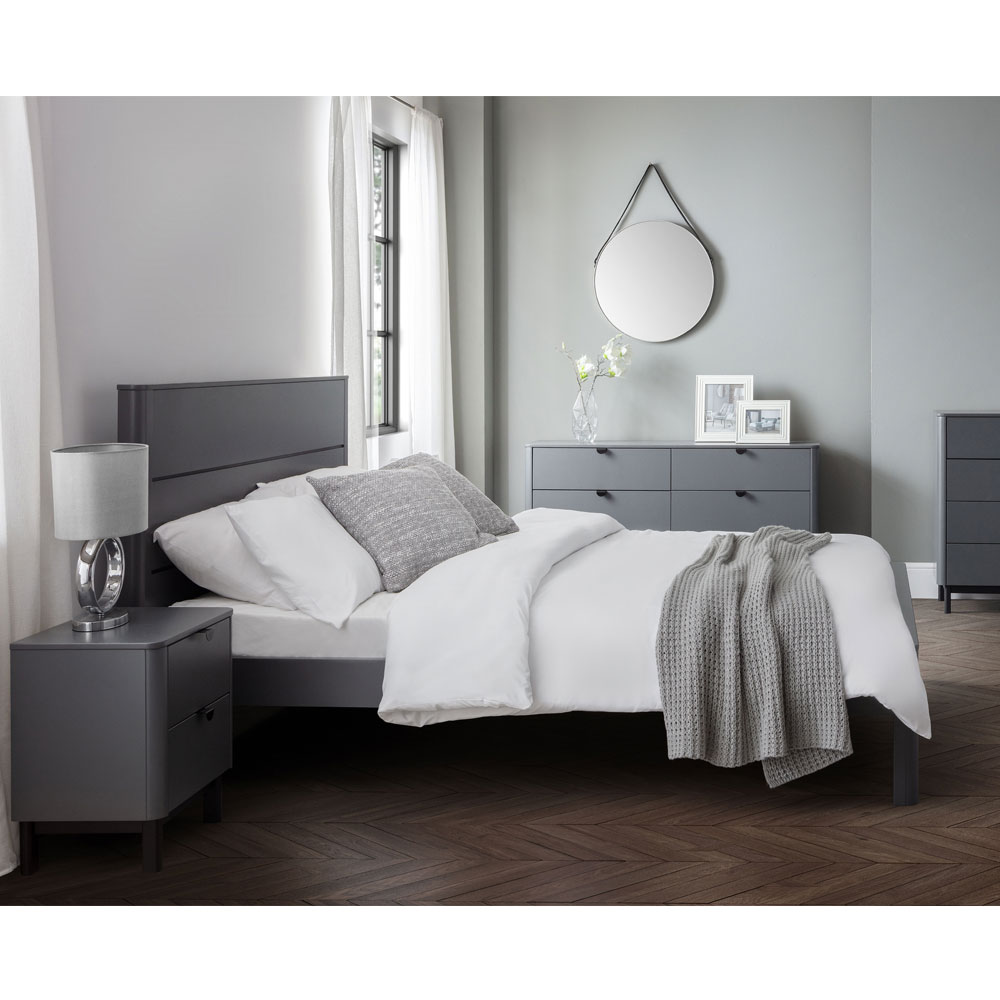 Chloe Kingsize Bed - Grey