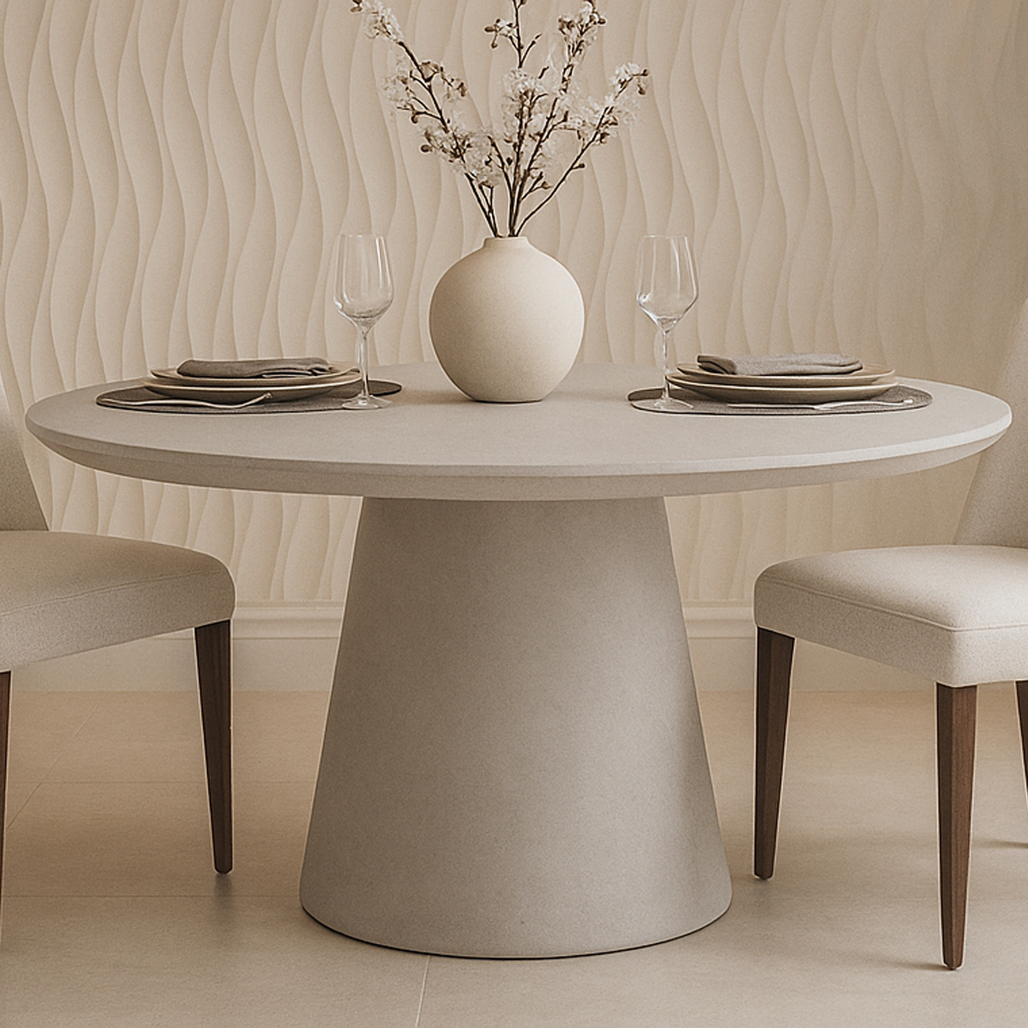 BELLHAVEN Round Dining Table Linen
