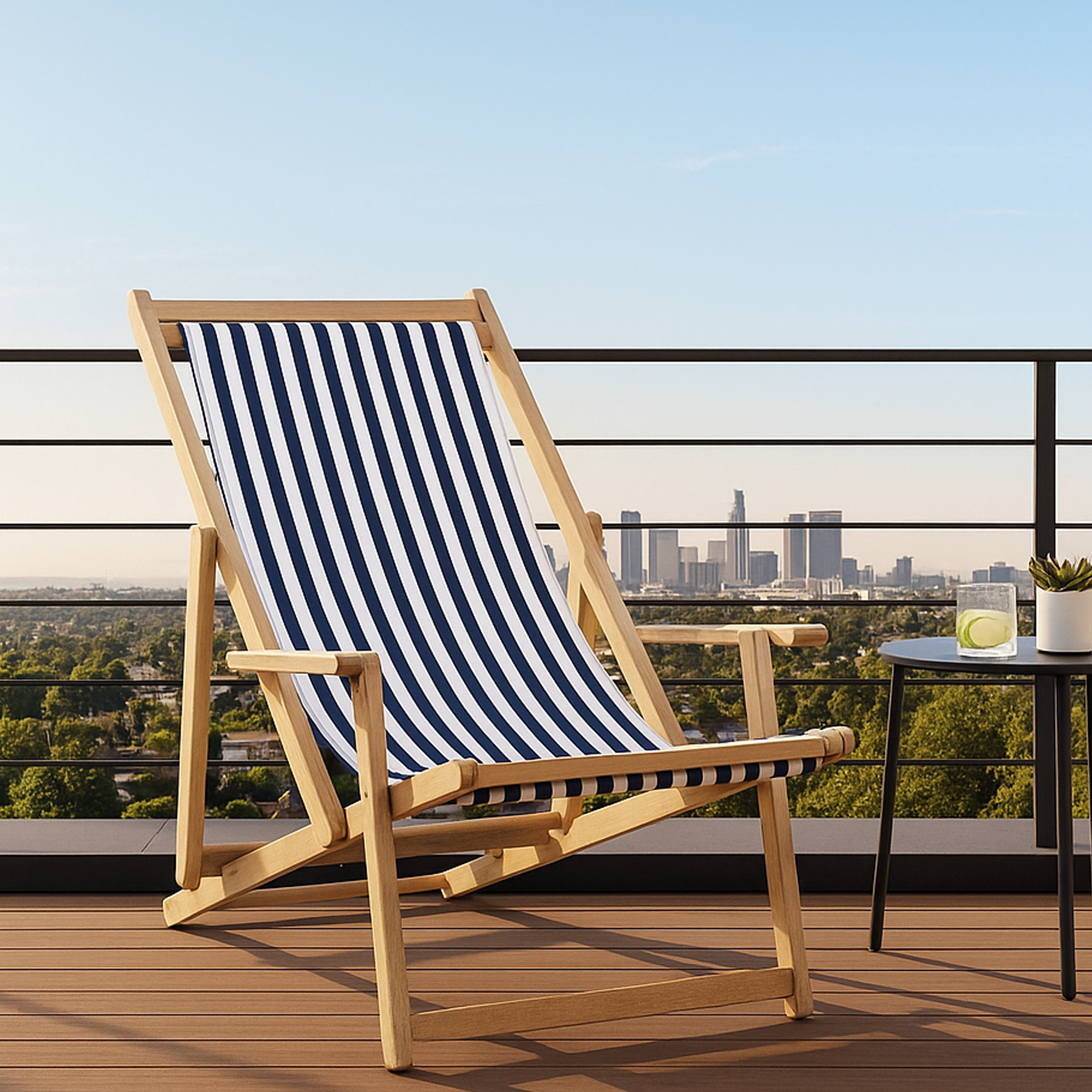 BIRCHGROVE Sun Lounger - Light Oak