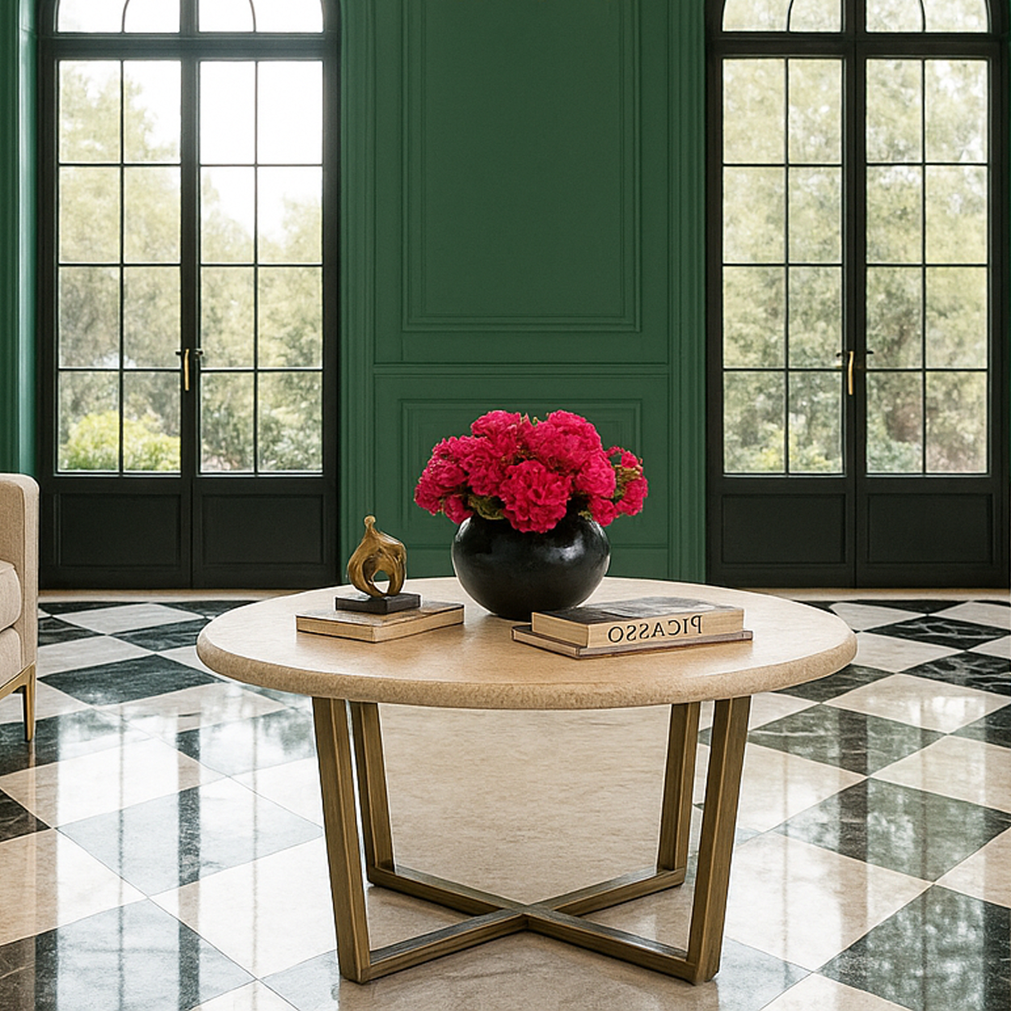 EDGEWOOD Round Coffee Table