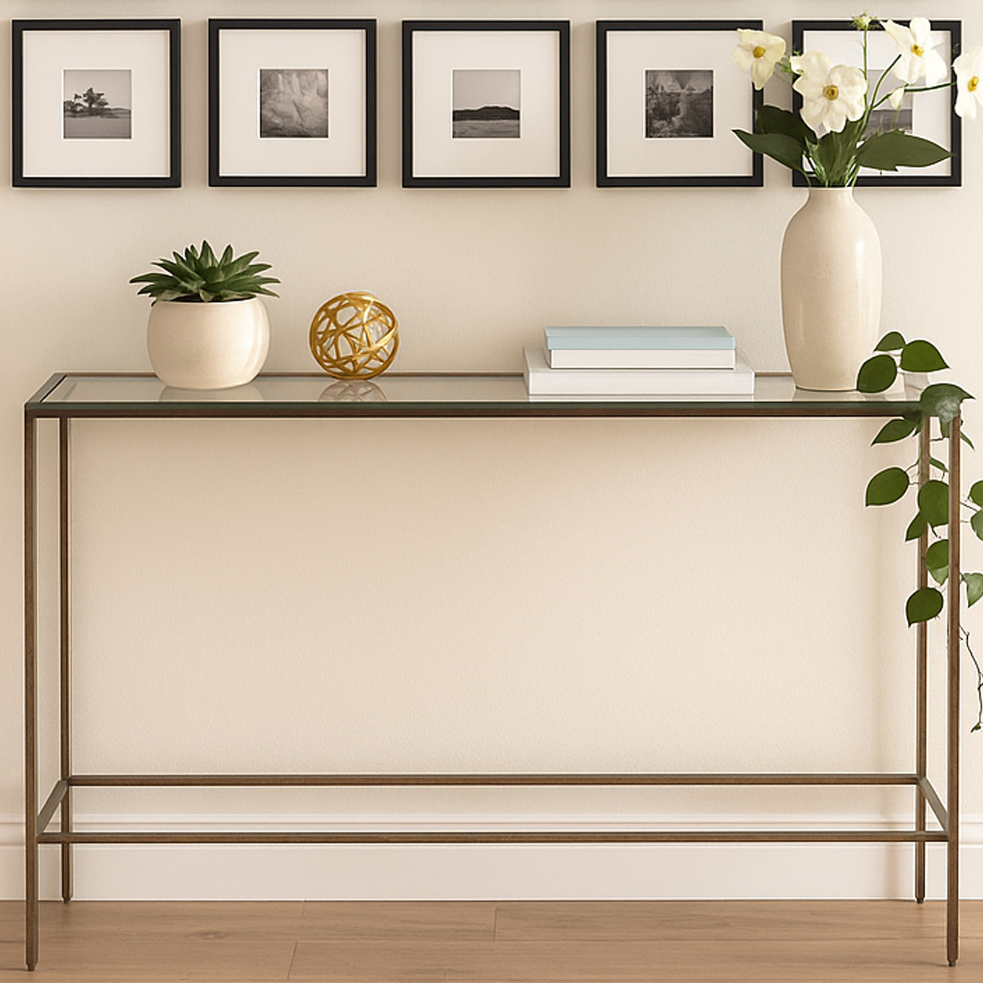 ELLESMERE Console Table - Brown