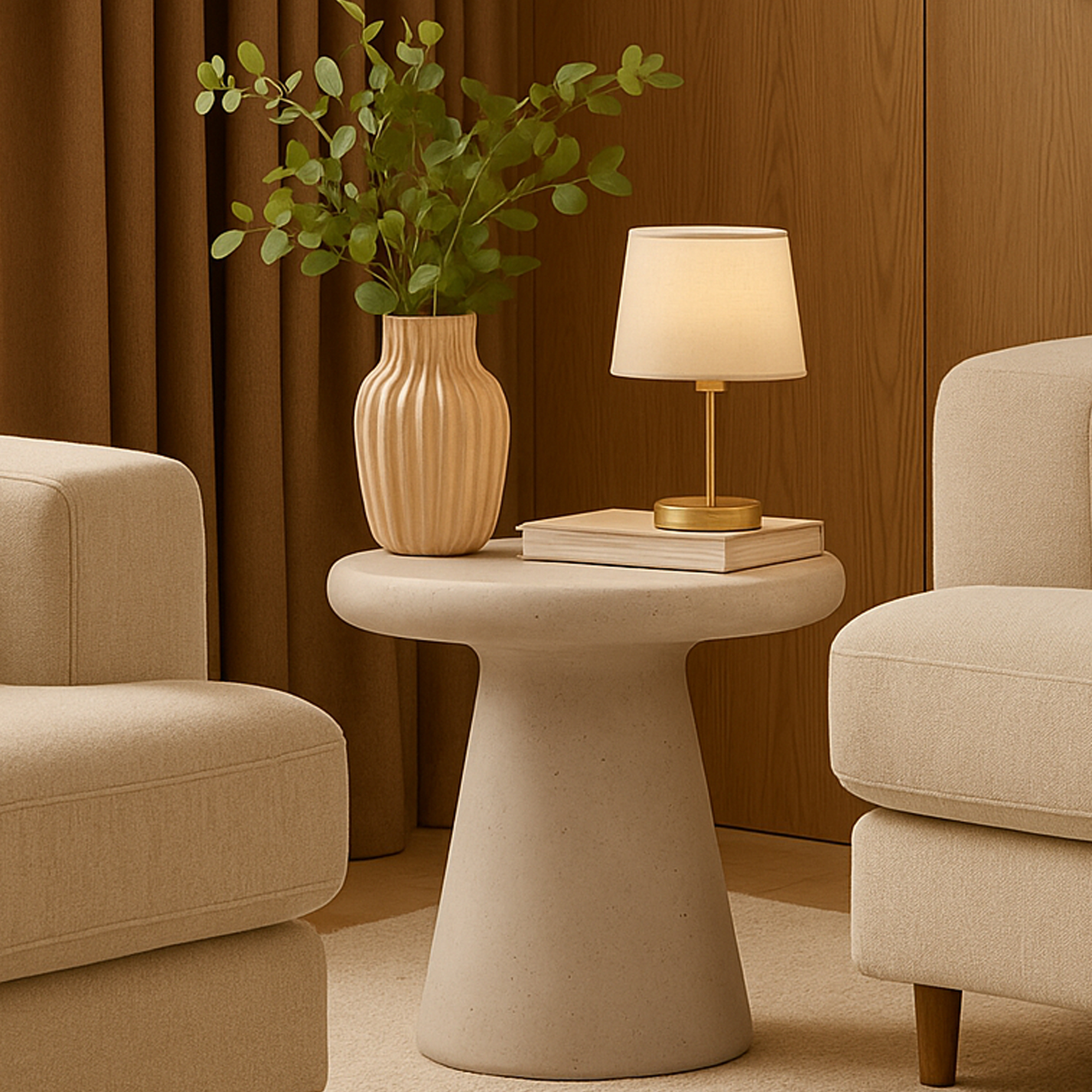 ELMBROOK Side Table Concrete