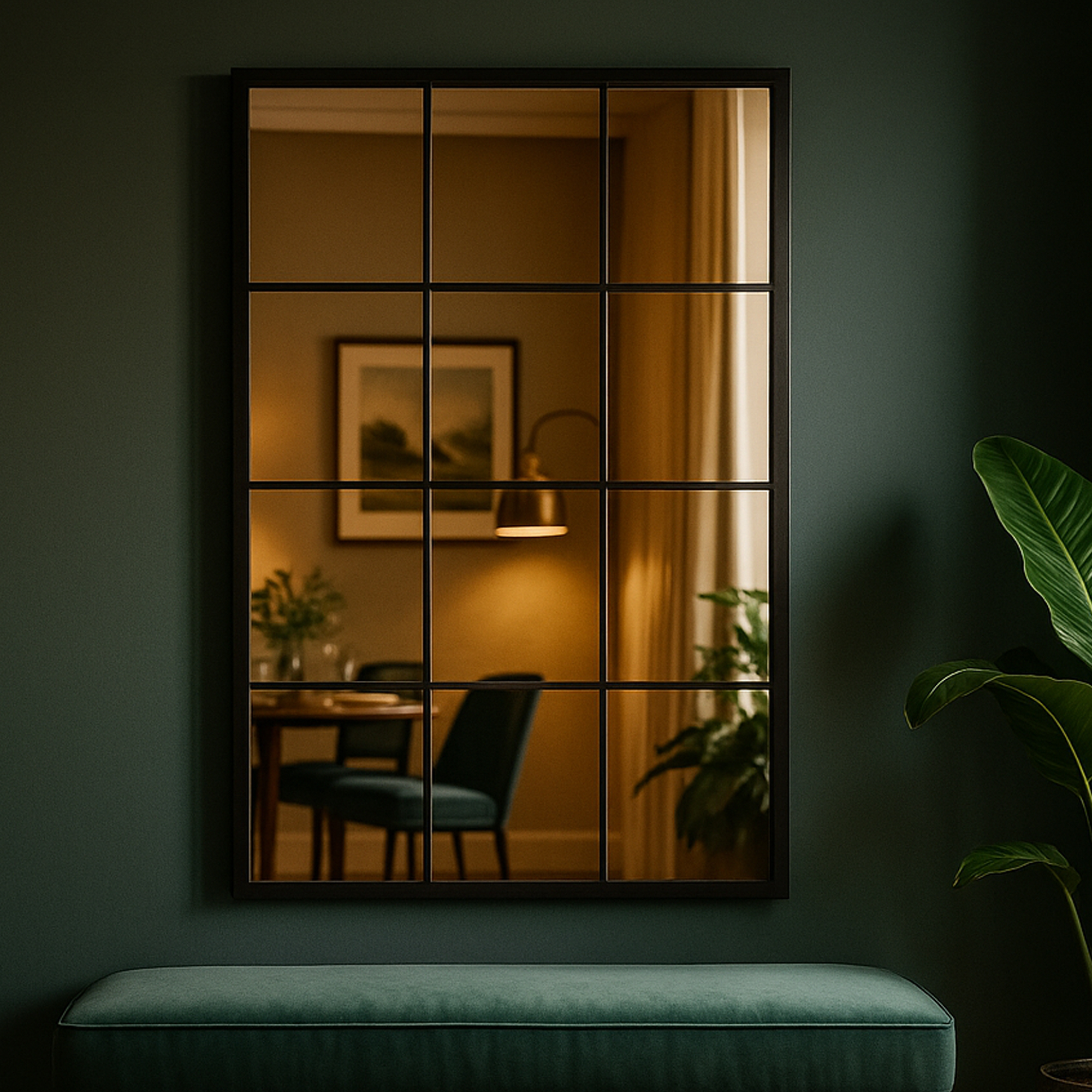 THISTLEDOWN Outdoor Mirror - Black