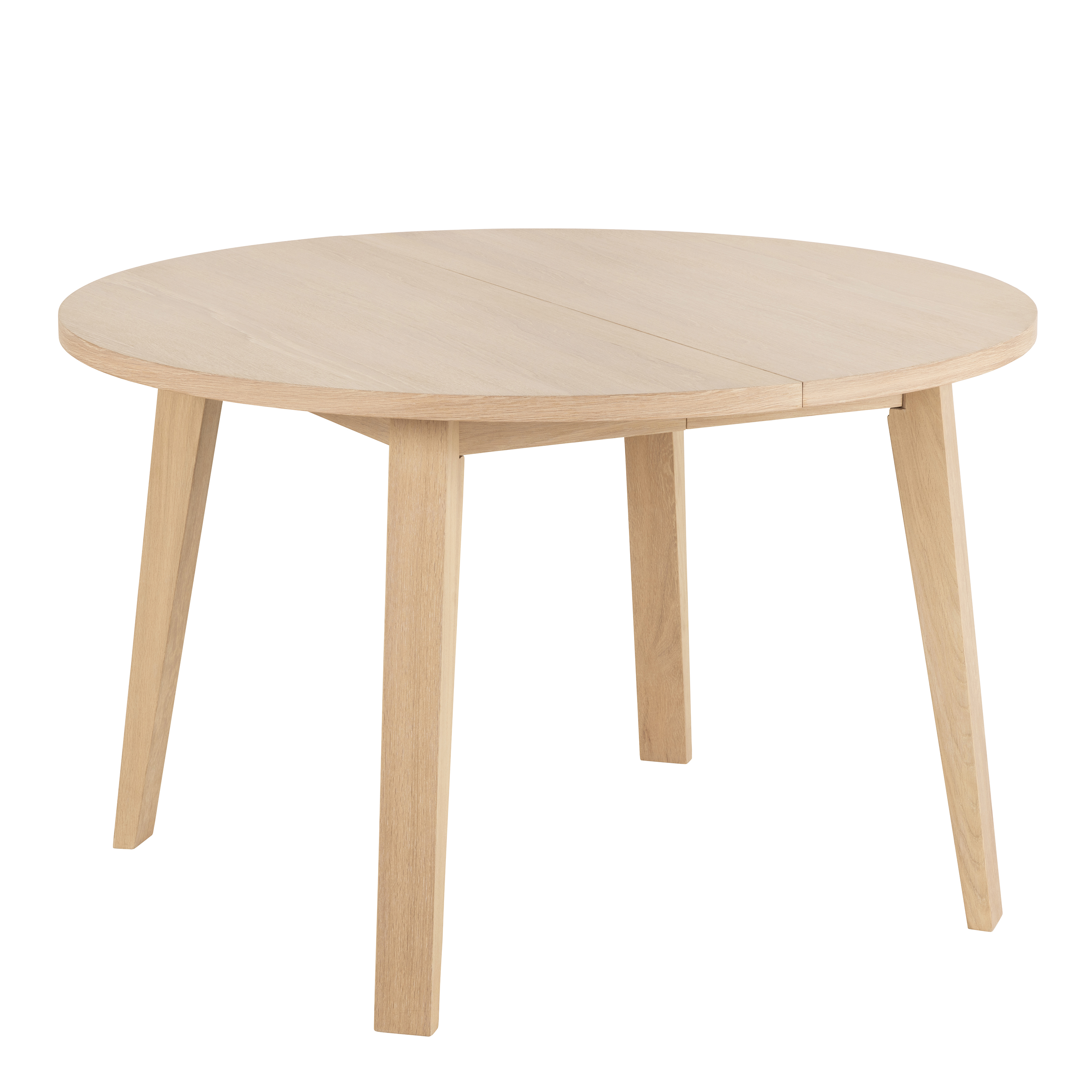 Dining Table - ALINE Round Dining Table White Oak 120cm