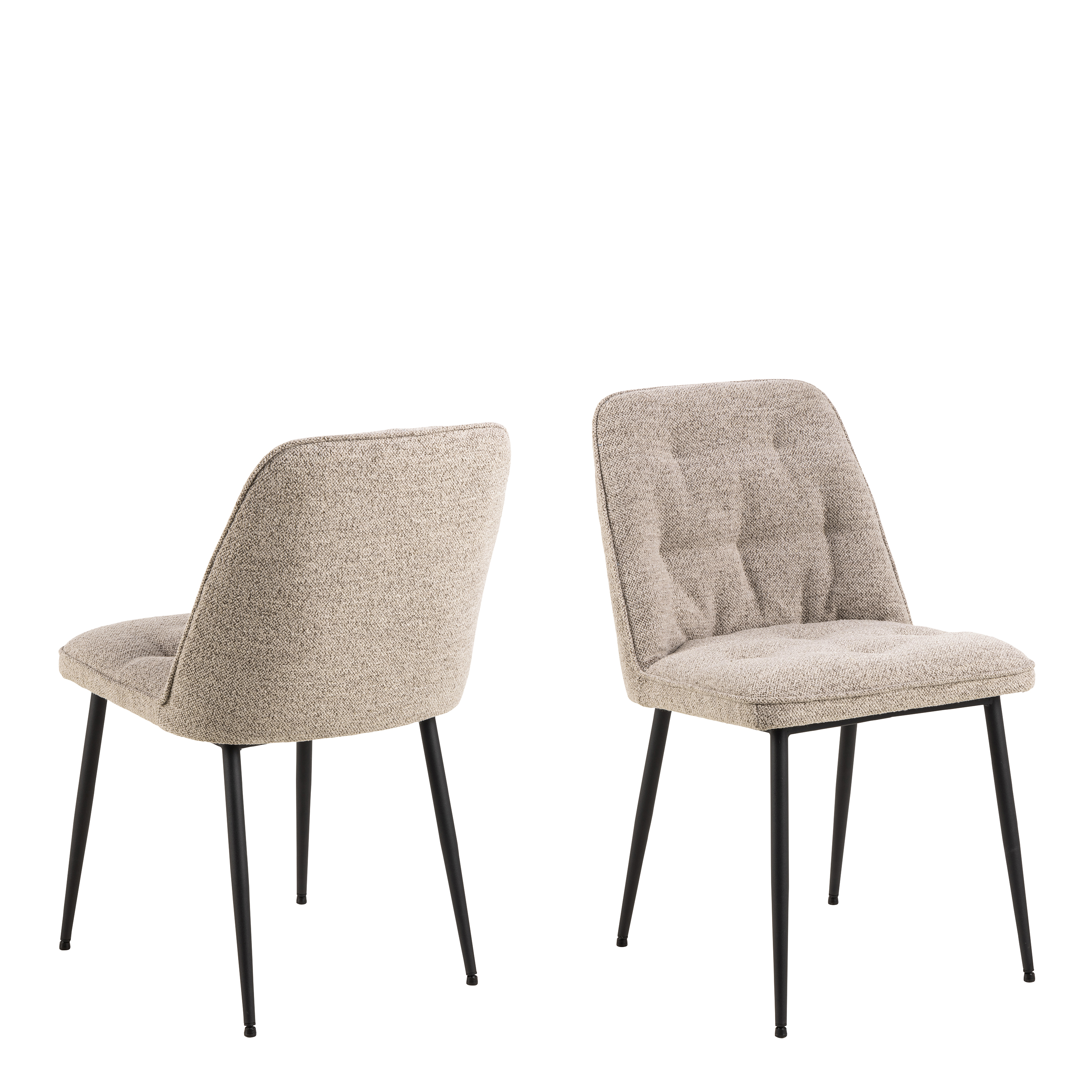Dining Chair - BROOKE Dining Chair Beige 50cm