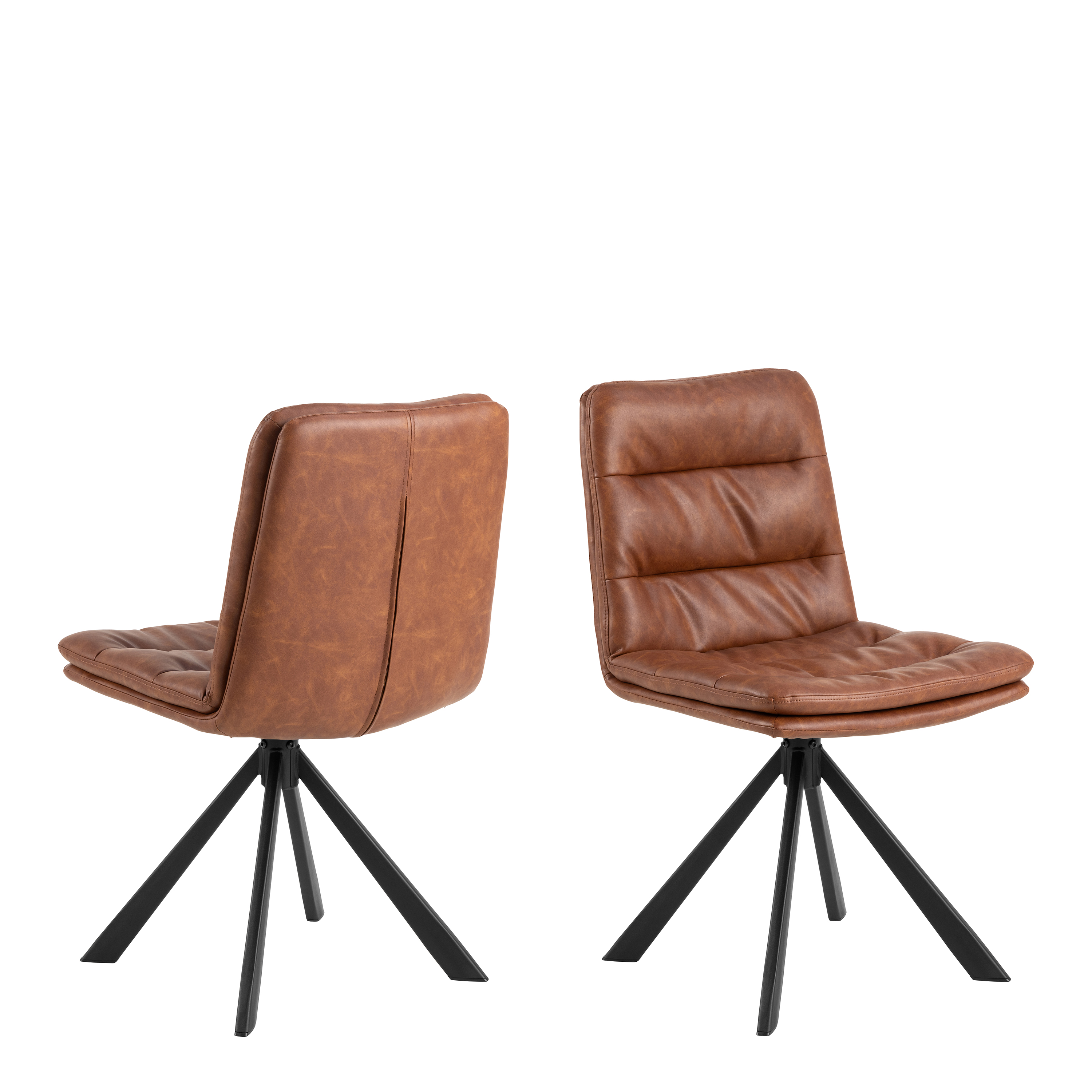DOSA Brandy PU Swivel Dining Chair Set of 2