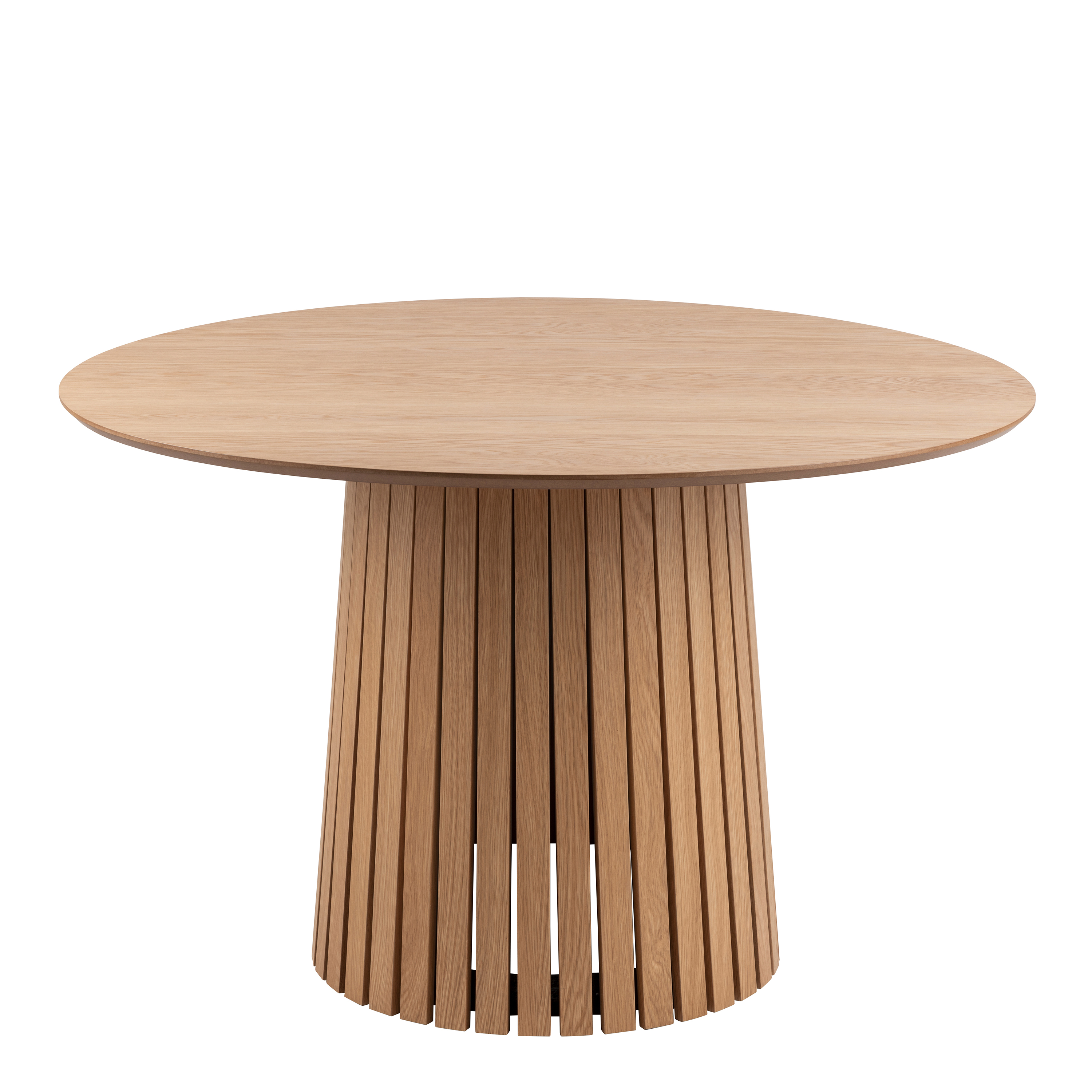 Dining Table - CHRISTO Round Dining Table Oak 120cm