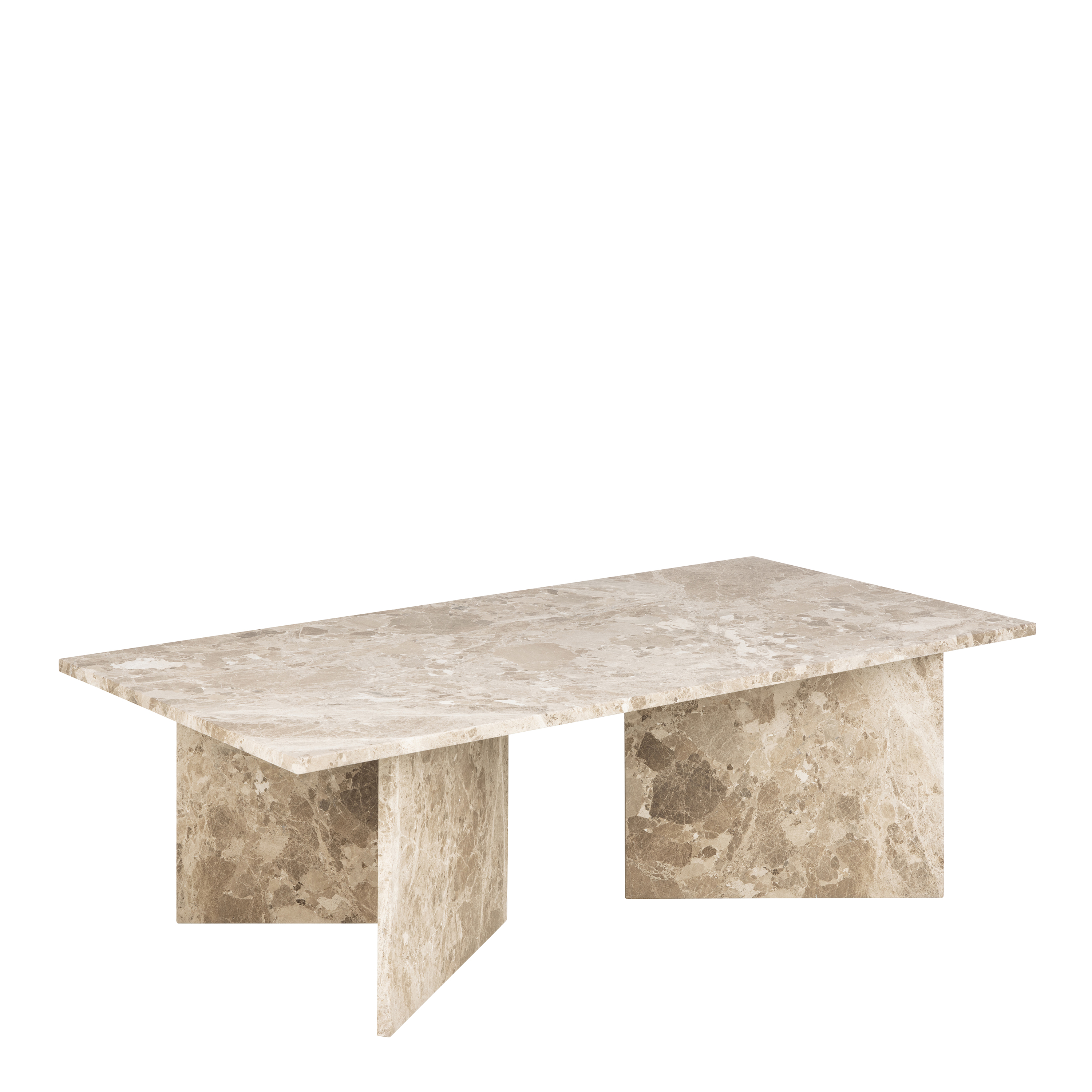 Coffee Table - VEGA Rectangular Coffee Table Brown 140cm