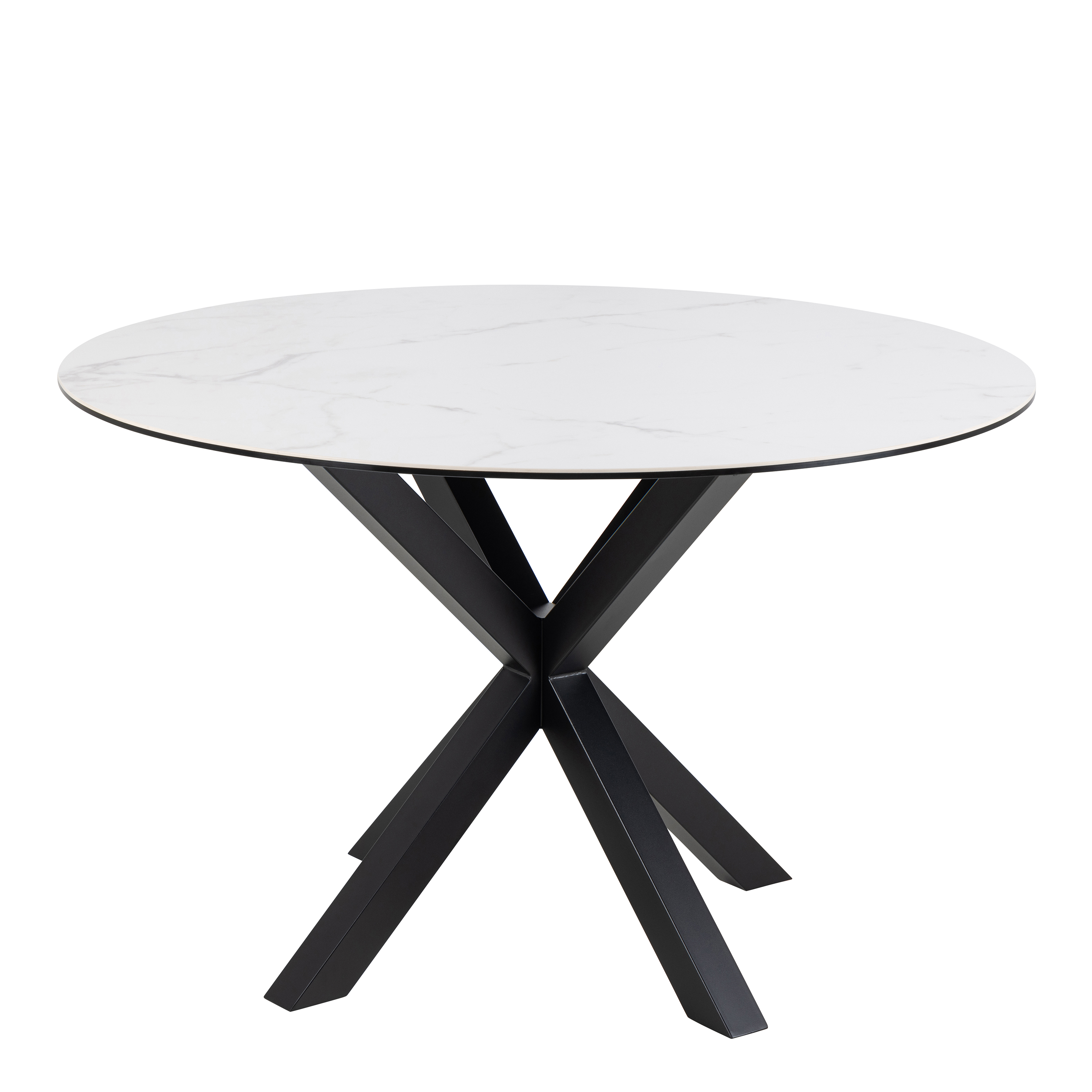 Dining Table - HEAVEN Dining Table Ceramic White Top 119cm