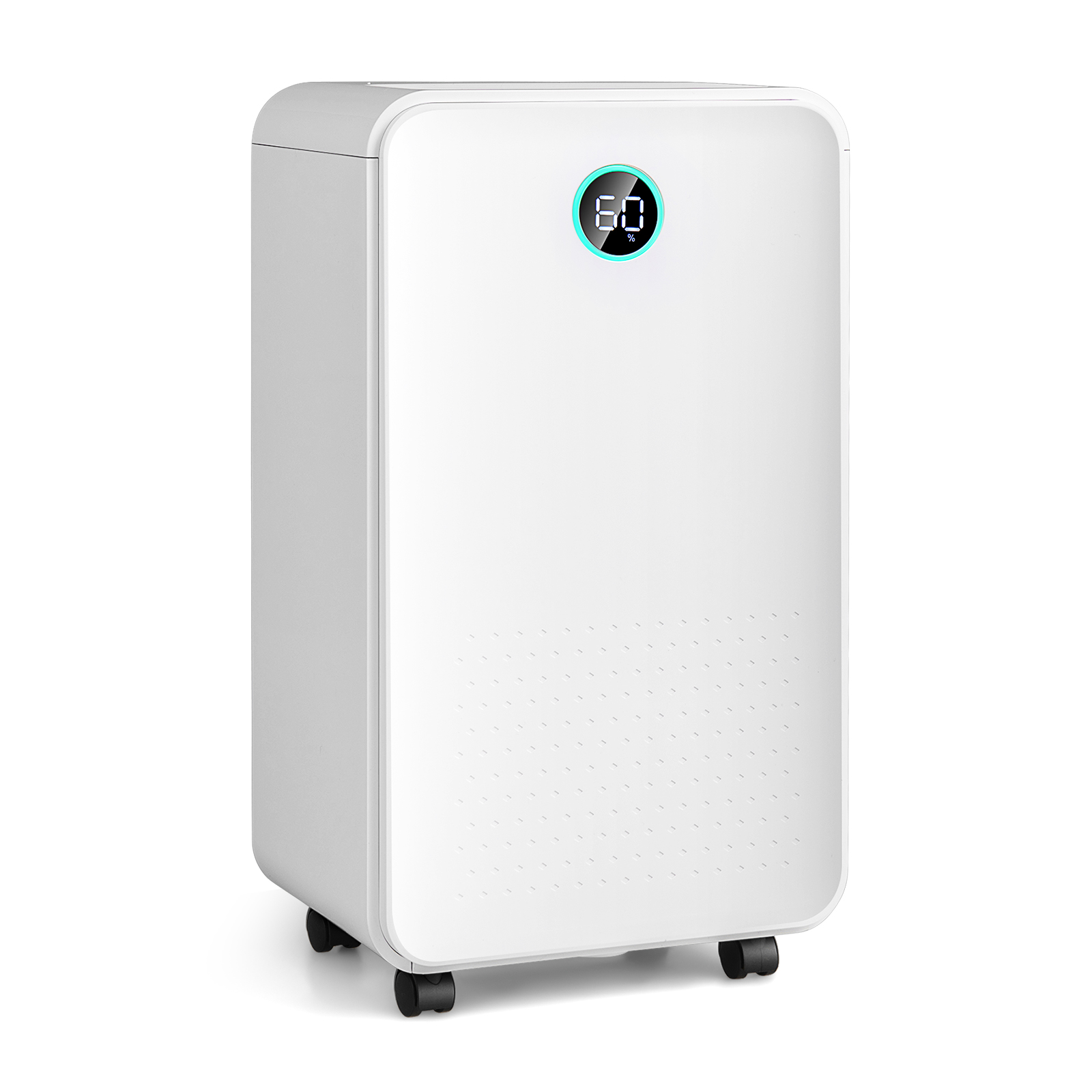 12L Portable Dehumidifier with 3 Modes and Timer - White