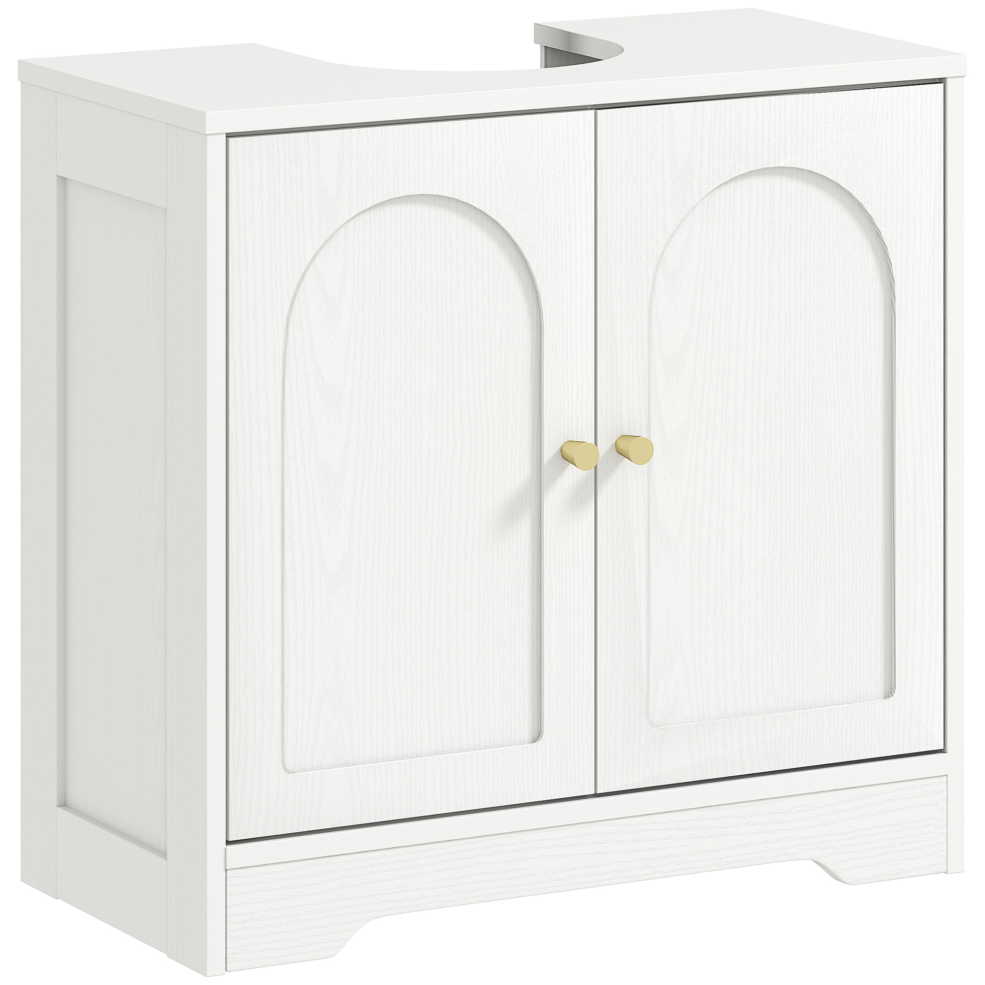 HERON Under Sink Bathroom Cabinet White