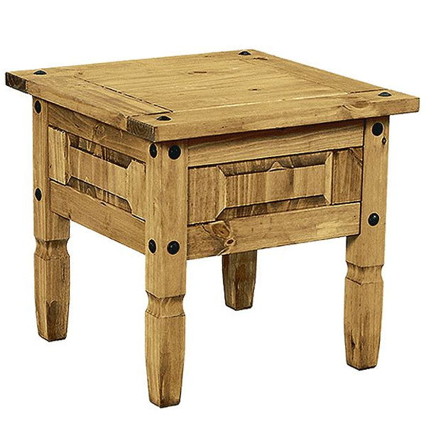 Waltham Solid Wood Lamp Side Tables Set of 2 - Natural