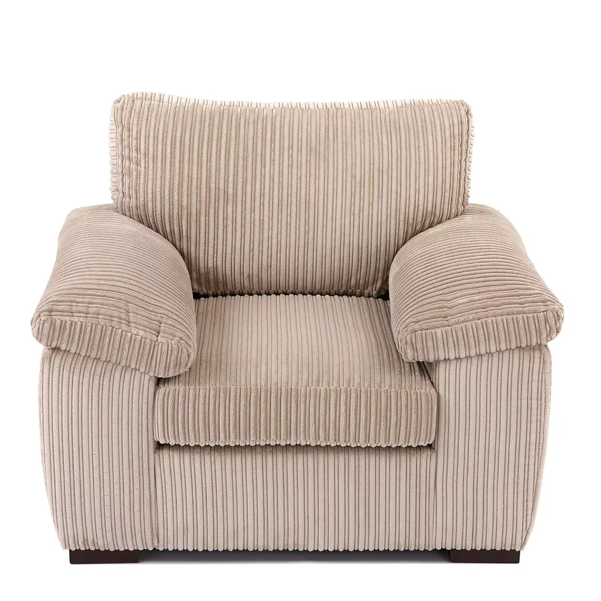 AMALFI Jumbo Cord Armchair - Cream
