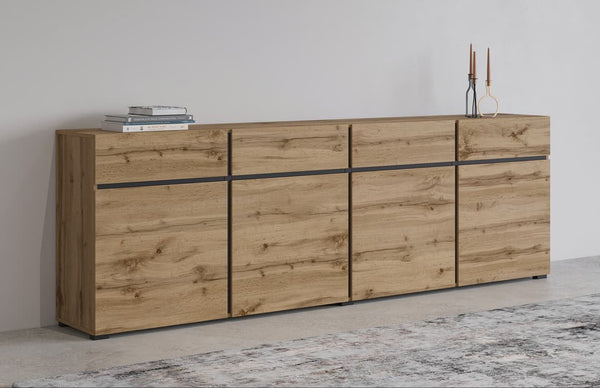 Sideboard - TAYLOR Sideboard Oak Wotan 225cm