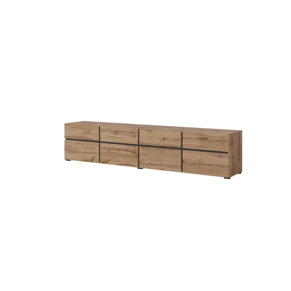 TV Cabinet - TAYLOR TV Unit Oak Wotan 225cm