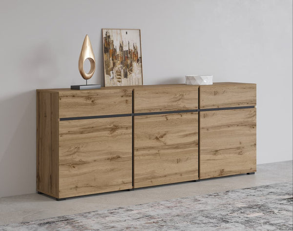 Sideboard - TAYLOR Sideboard Oak Wotan 180cm