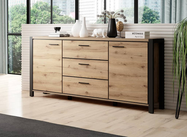 Sideboard - FREGENE Sideboard Oak Taurus 180cm