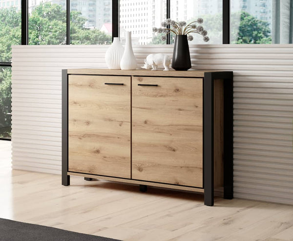 Sideboard - FREGENE Sideboard Oak Taurus 112cm