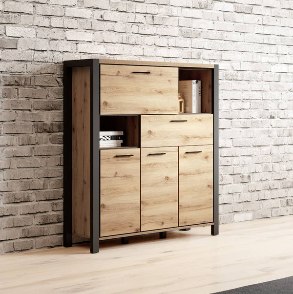 Sideboard - FREGENE Sideboard Oak Taurus 120cm