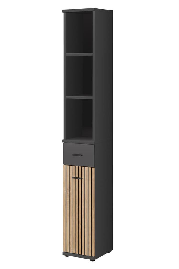 Display Rack - EVERETT Display Cabinet Anthracite 30cm