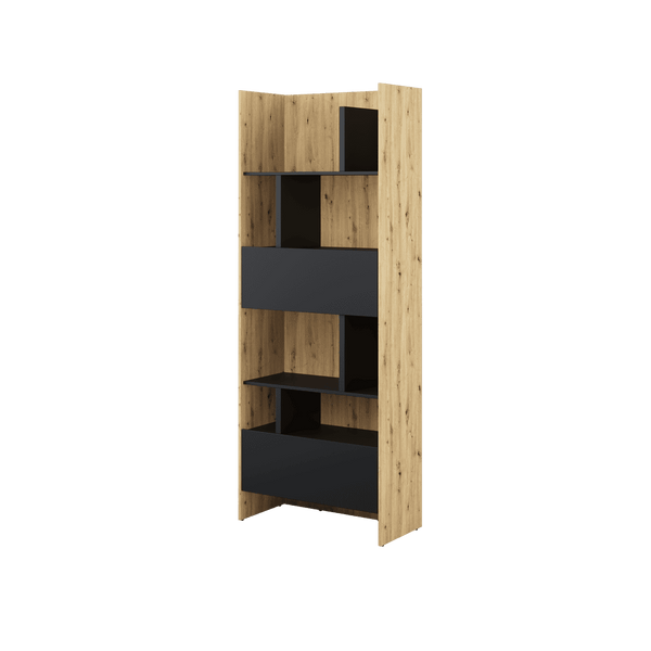 Bookcase - DONNELL Bookcase Oak Artisan 84cm