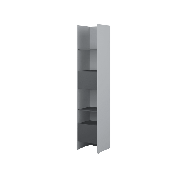 Display Rack - DONNELL Display Cabinet Grey 44cm