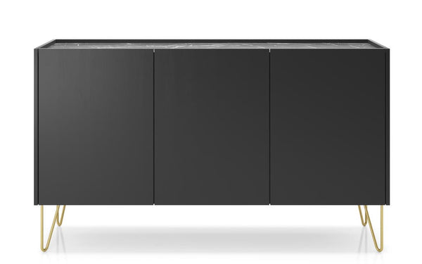 Sideboard - CANDICE Sideboard Black 144cm