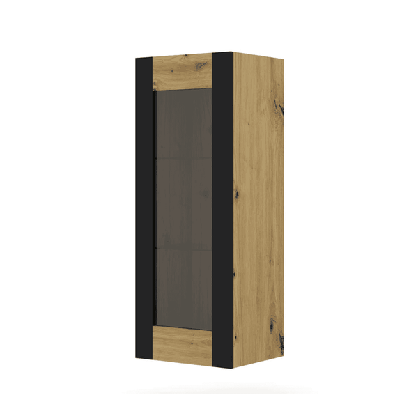 Display Rack - NORLINA I Display Cabinet Oak Artisan 48cm