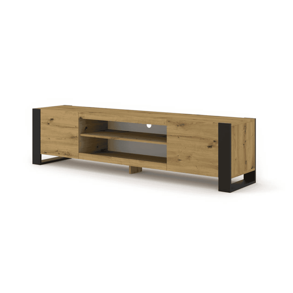 TV Cabinet - NORLINA TV Unit Oak Artisan 188cm