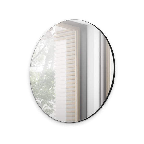 Face Mirror - HAPAG Round Mirror Black 70cm