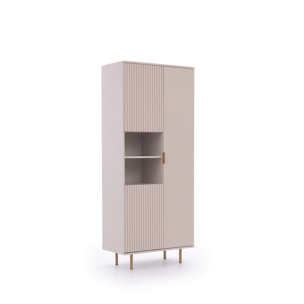 Display Rack - VOKA Display Cabinet Cashmere 80cm