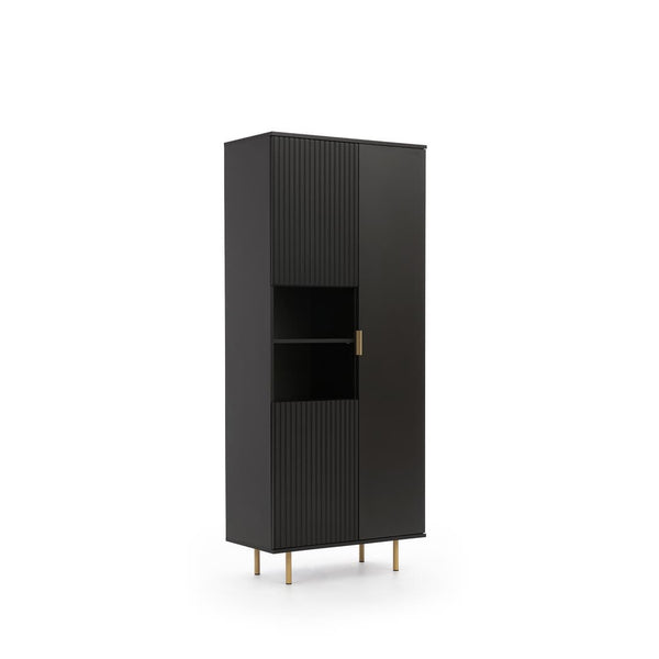 TV Cabinet - VOKA TV Unit Black 80cm