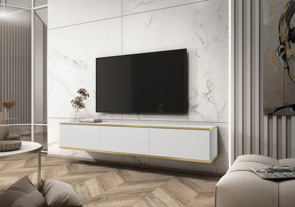 TV Cabinet - MAYA TV Unit White 175cm