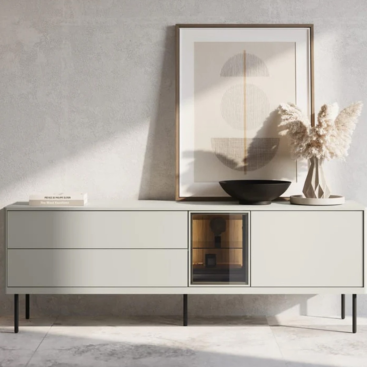 EPRAVIA TV Cabinet Cashmere 161cm
