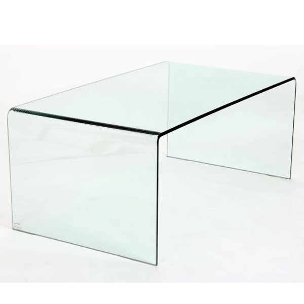 Rochford Clear Tempered Glass Coffee Table - Rectangular
