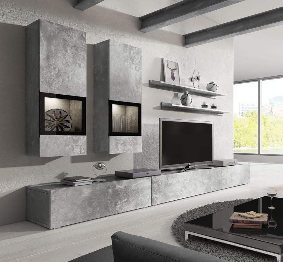 Maldives 10 Entertainment Unit - Concrete Grey