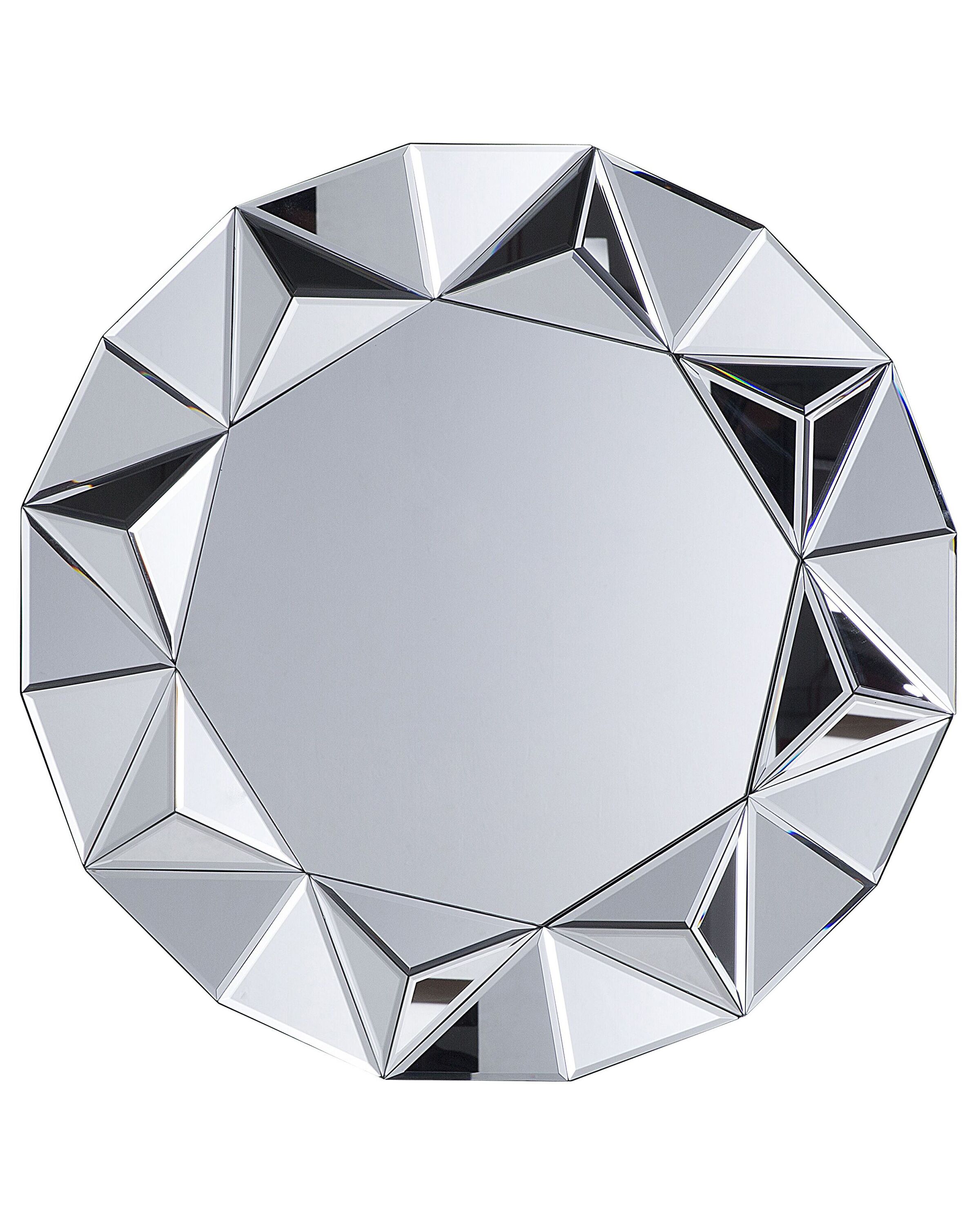 Round Wall Mirror Silver 70cm