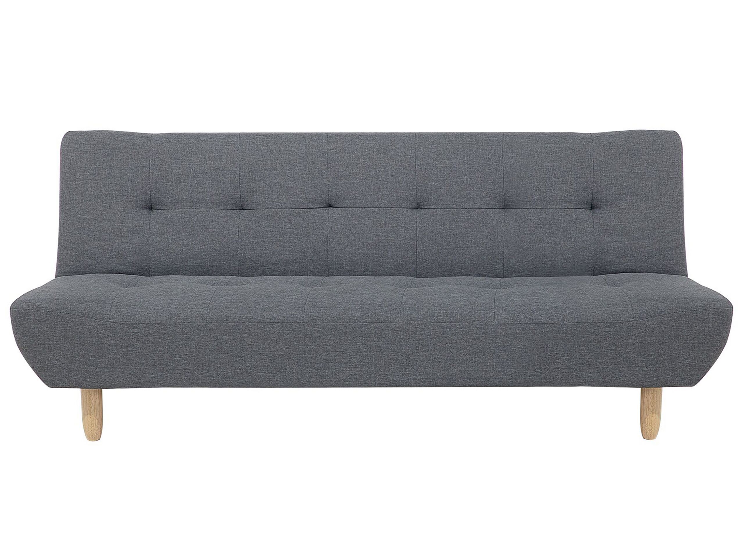 Fabric Sofa Bed Grey ALSTEN