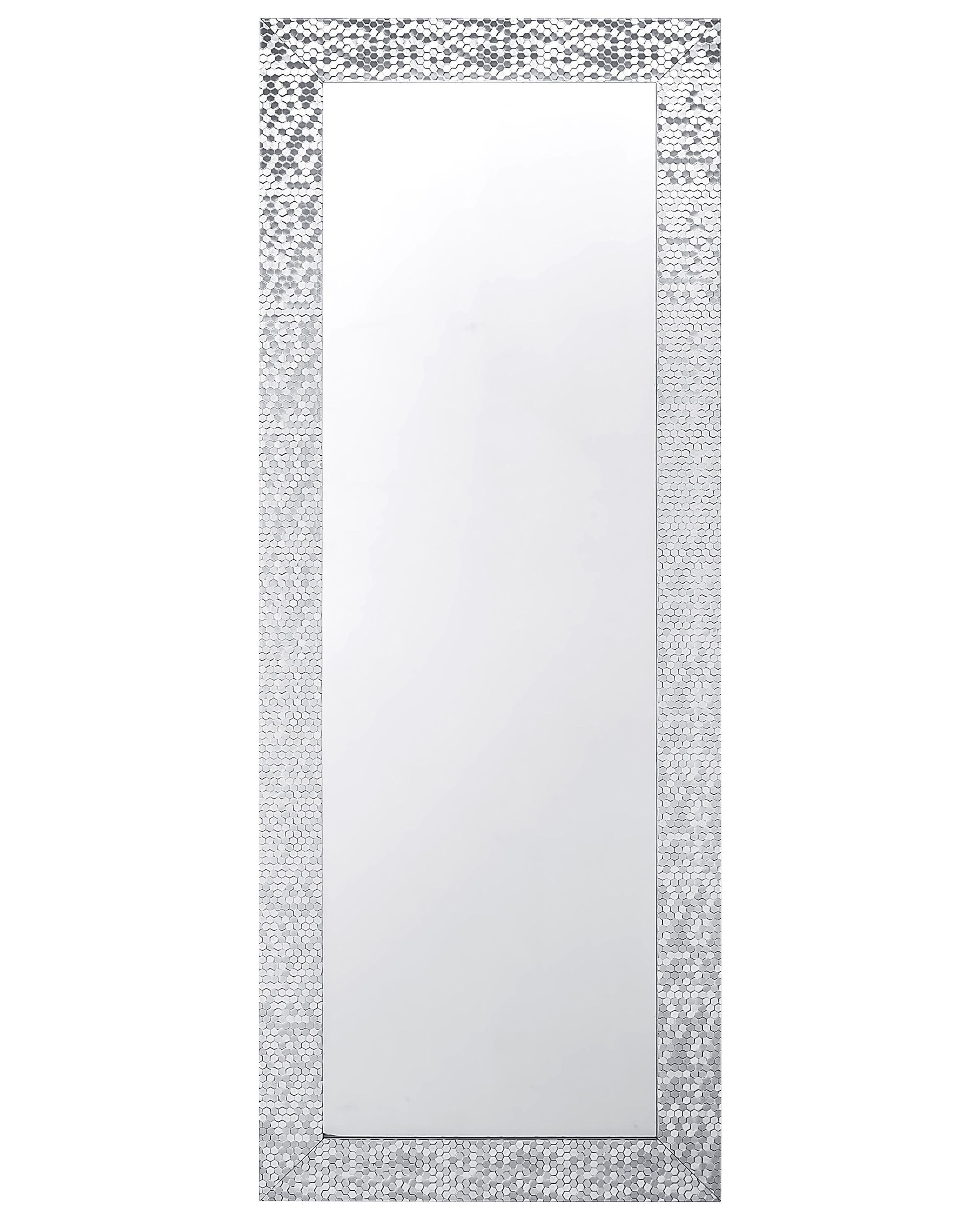 Wall Mirror 50x130cm Silver