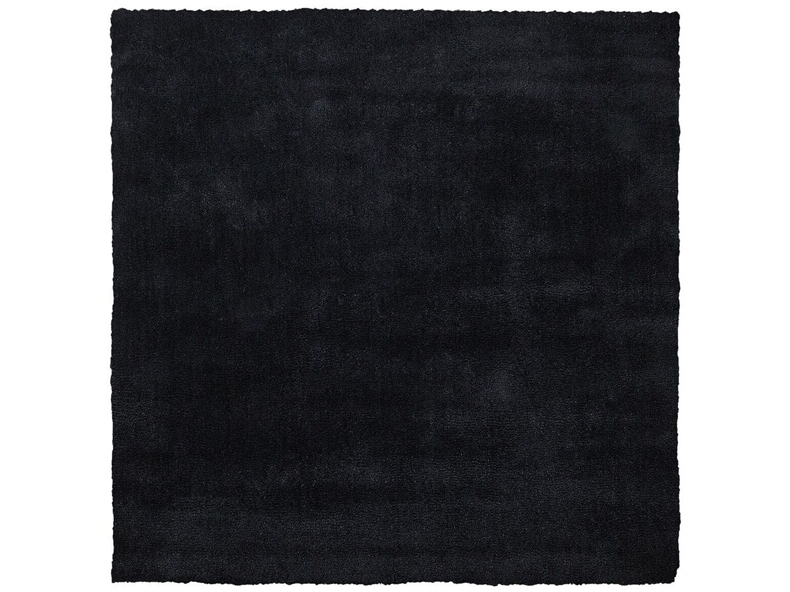 Shaggy Area Rug 200x200cm Black
