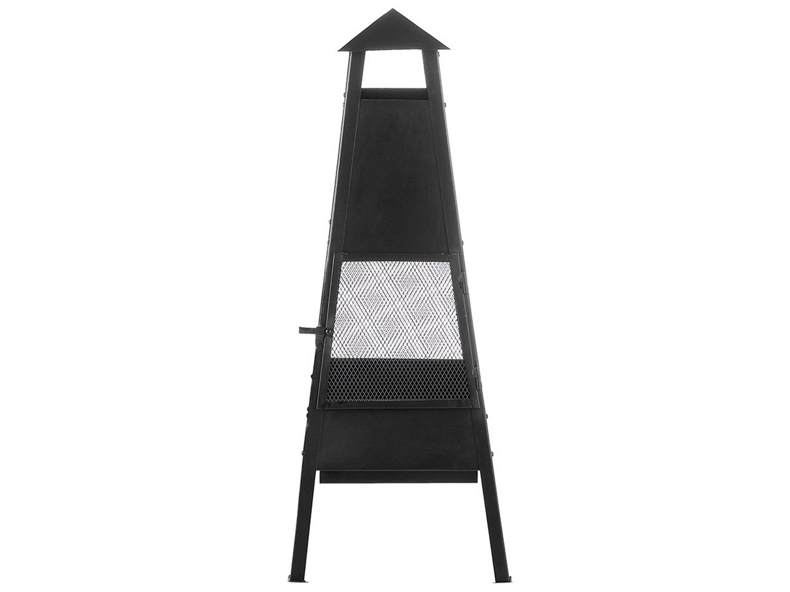 Charcoal Fire Pit Black YASUR