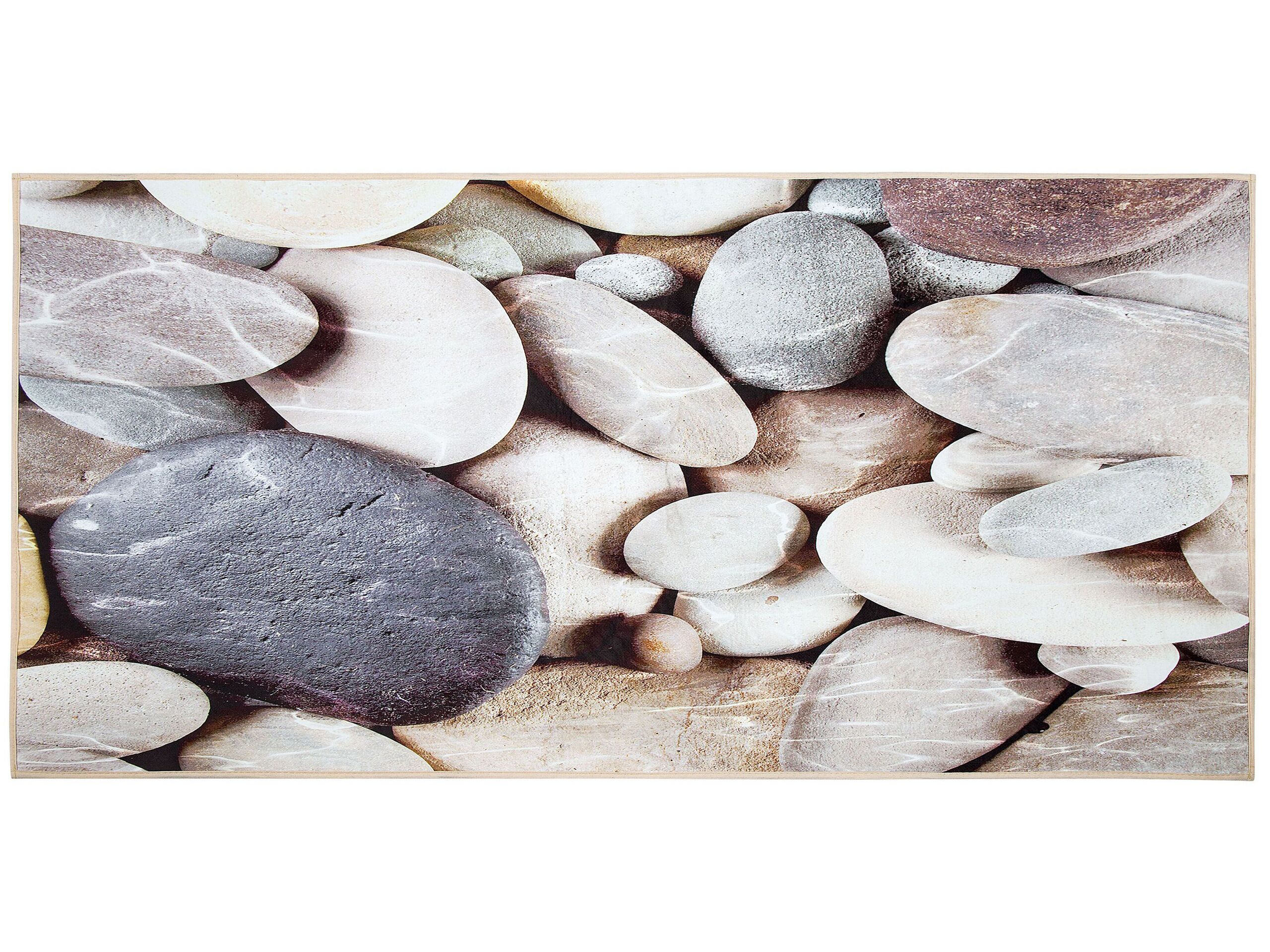 Area Rug 80x150cm Pebble Print