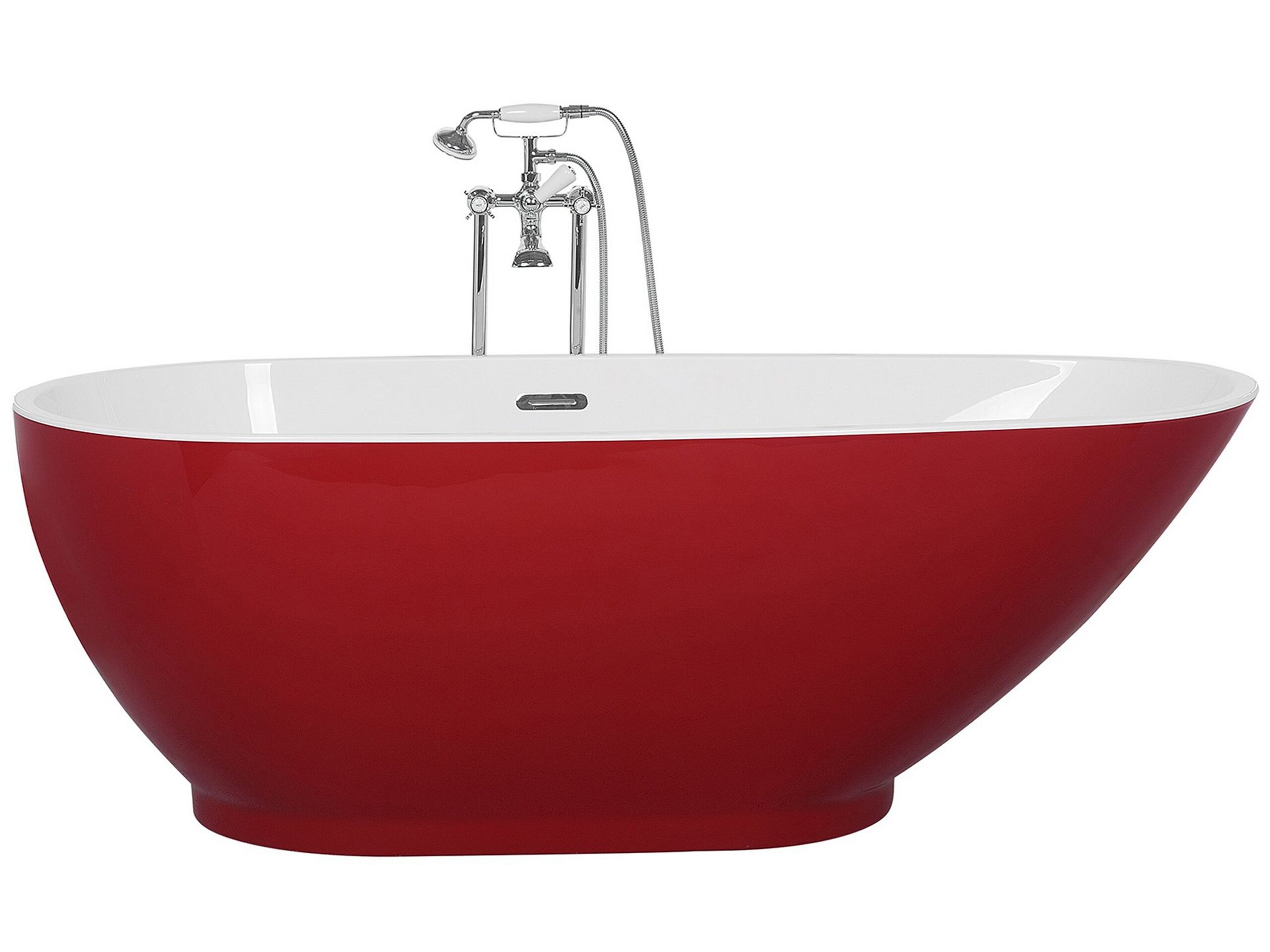 Freestanding Bath 1730 x 820 mm Red GUIANA