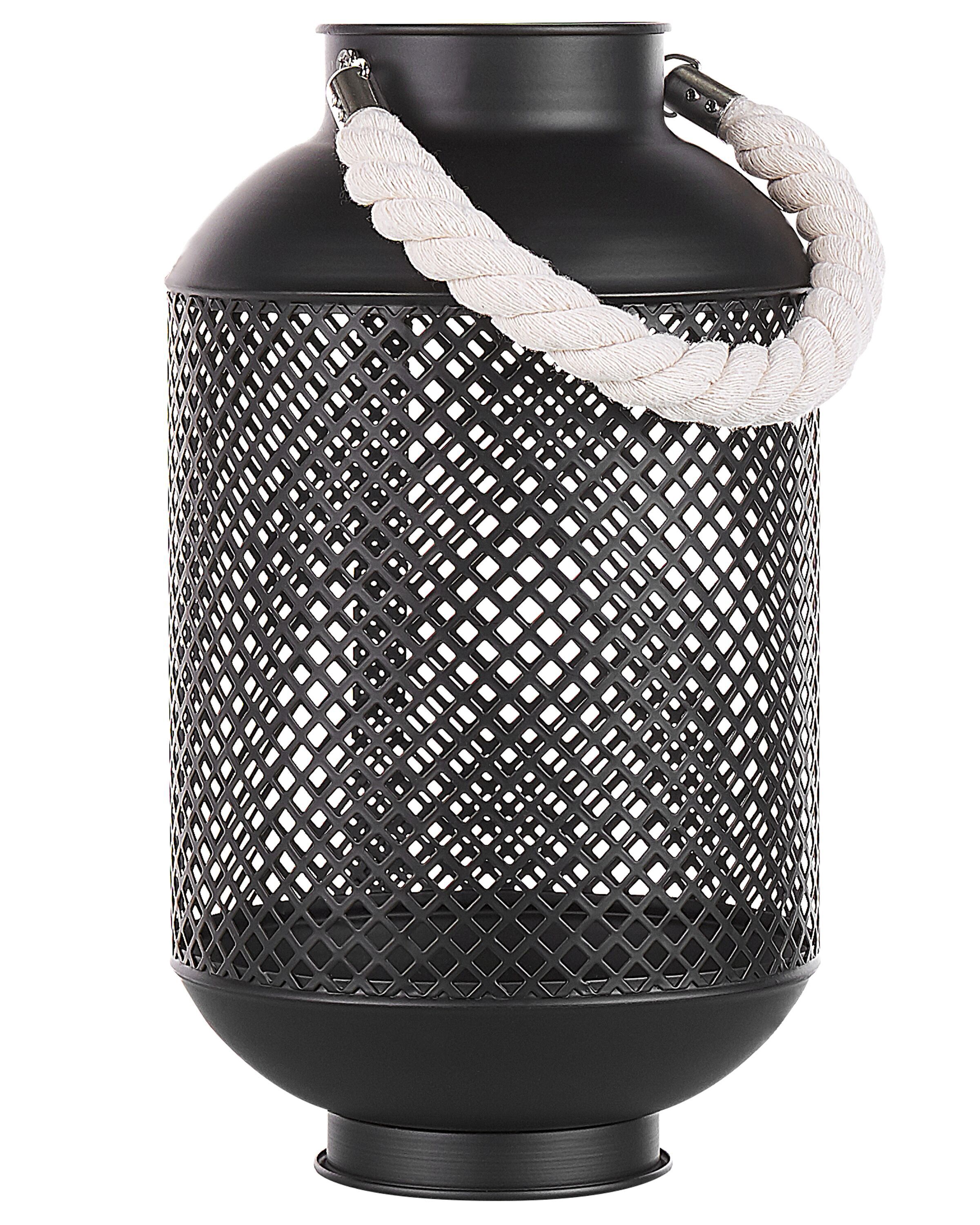 Decorative Lantern Metal Black CORON