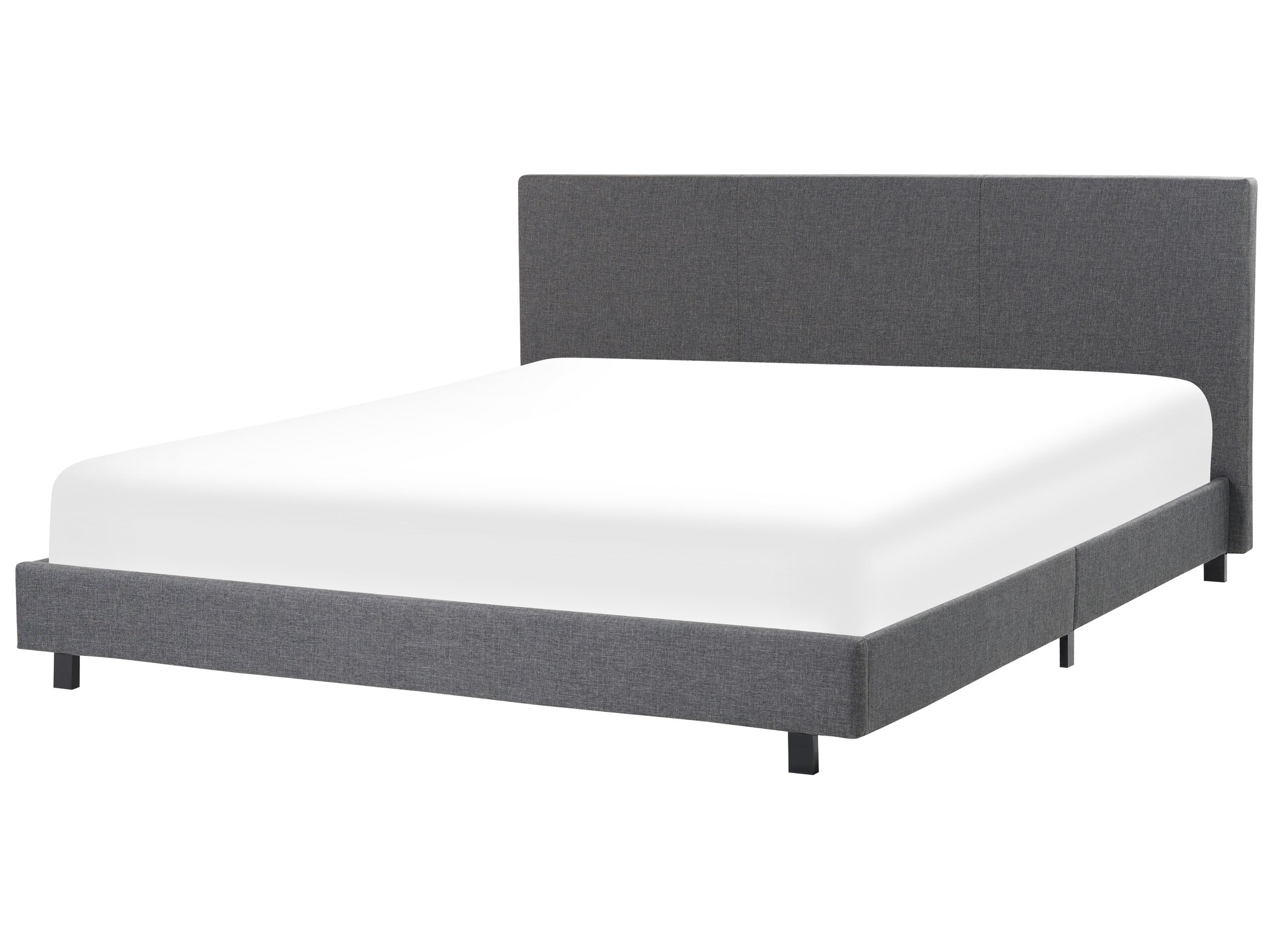 Fabric EU Super King Bed Grey ALBI