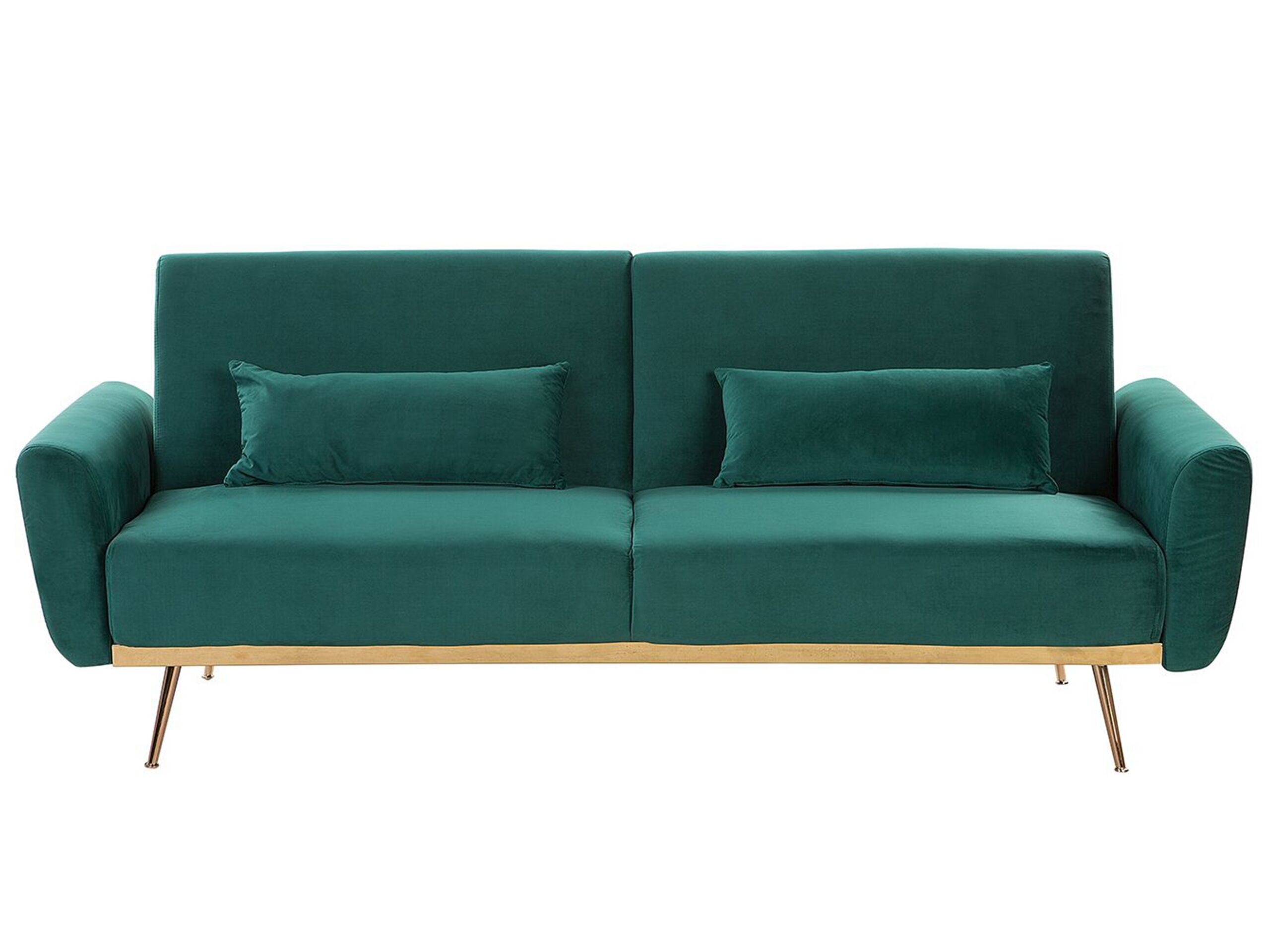 Velvet Sofa Bed Green EINA
