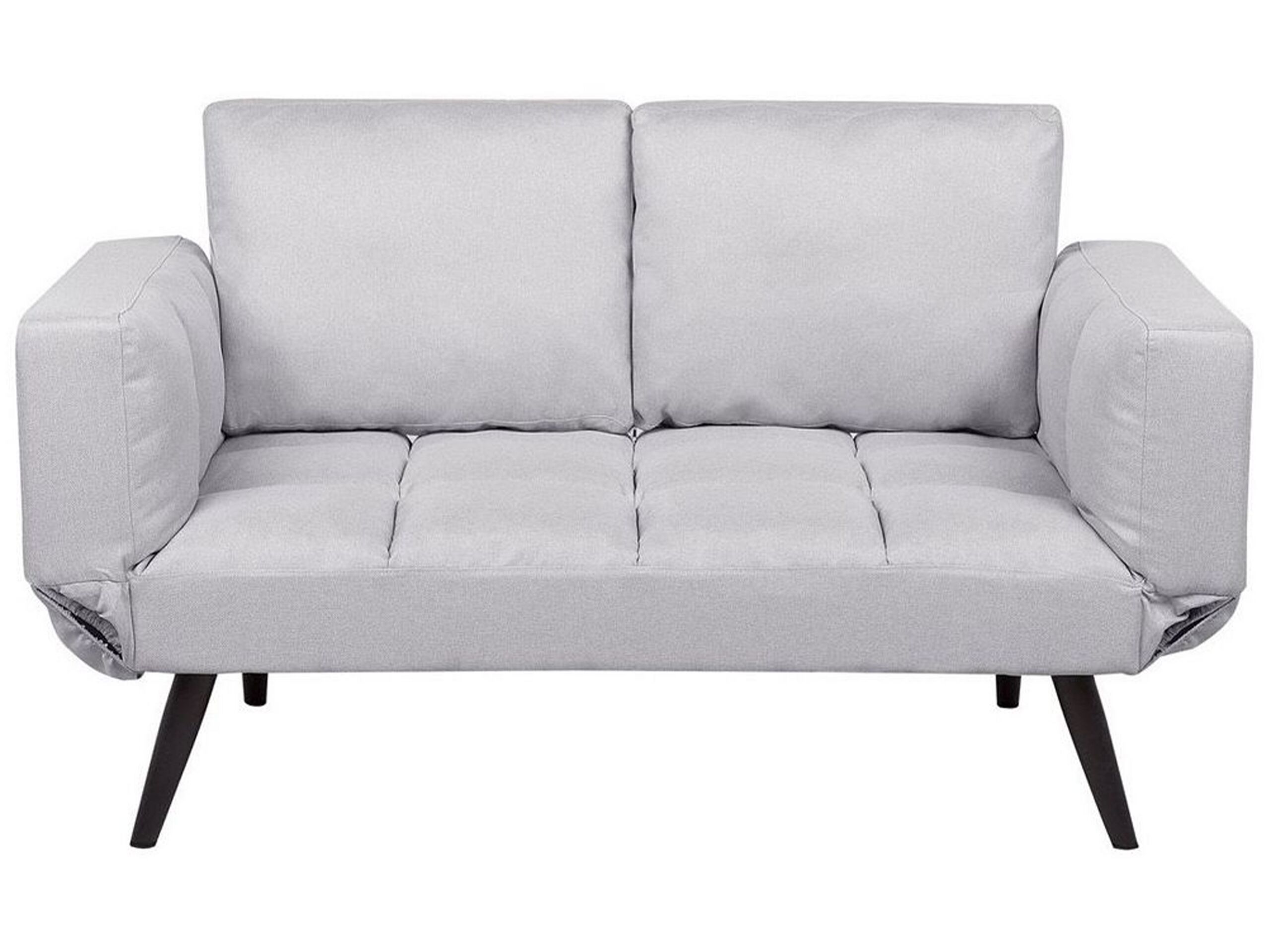 Fabric Sofa Bed Light Grey BREKKE