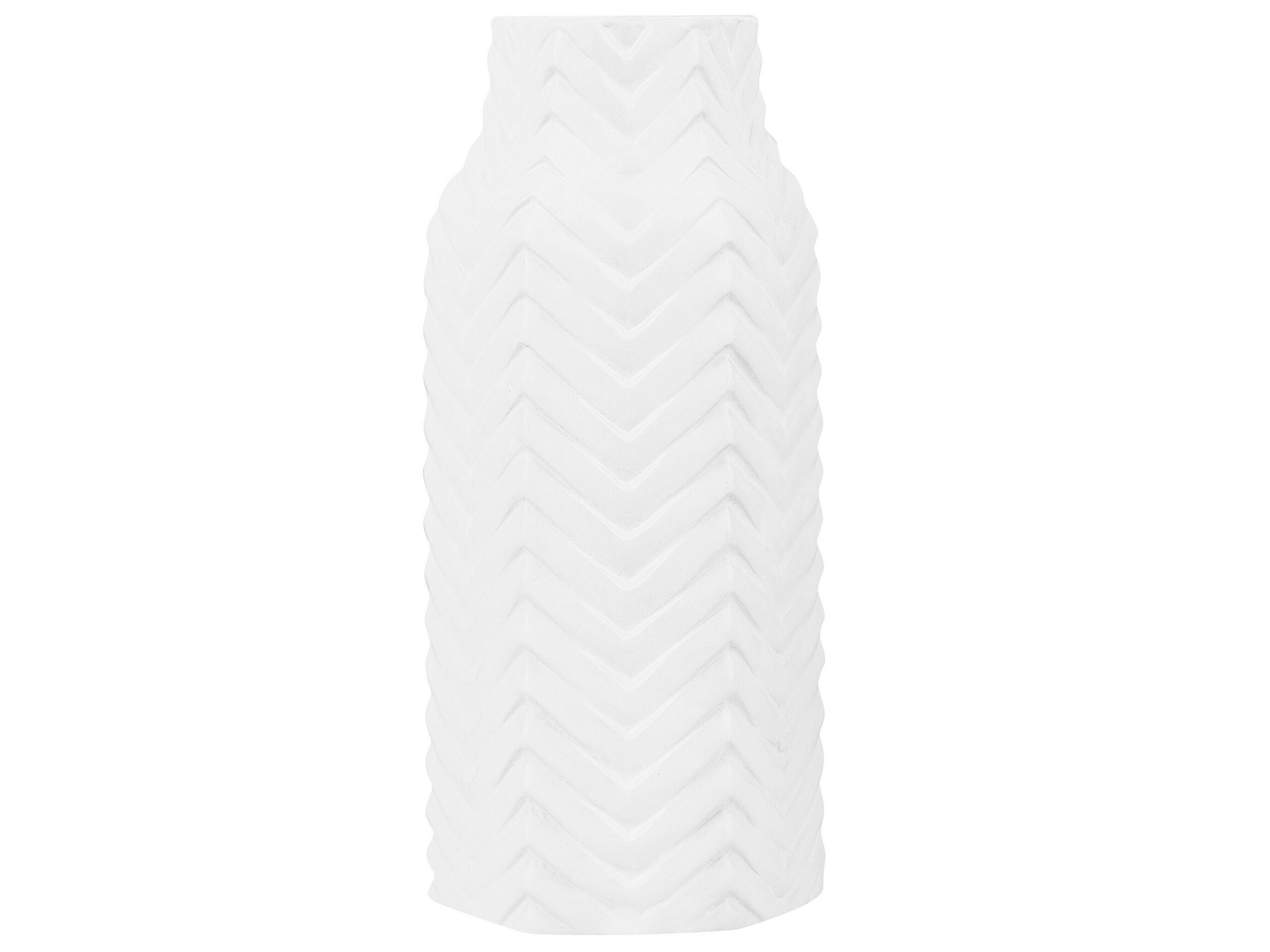 Stoneware Decorative Vase 32 White