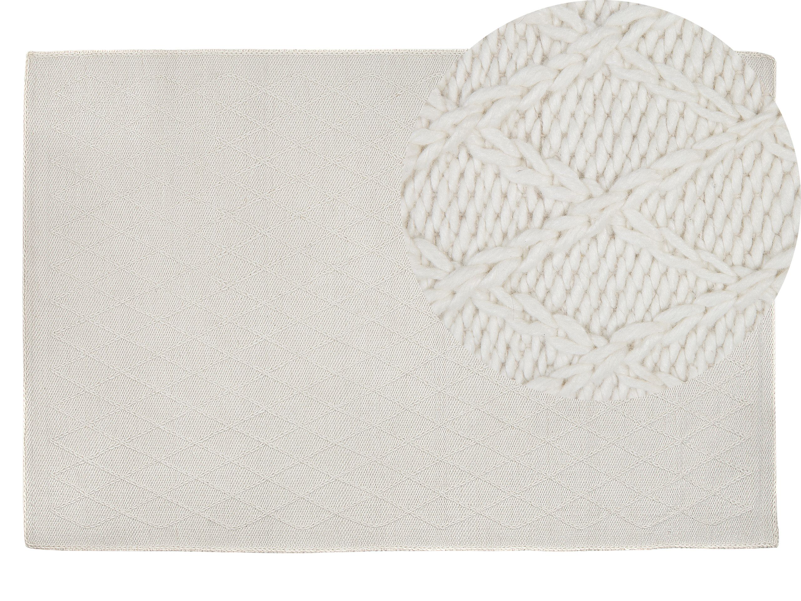 Area Rug 140x200cm Off - White