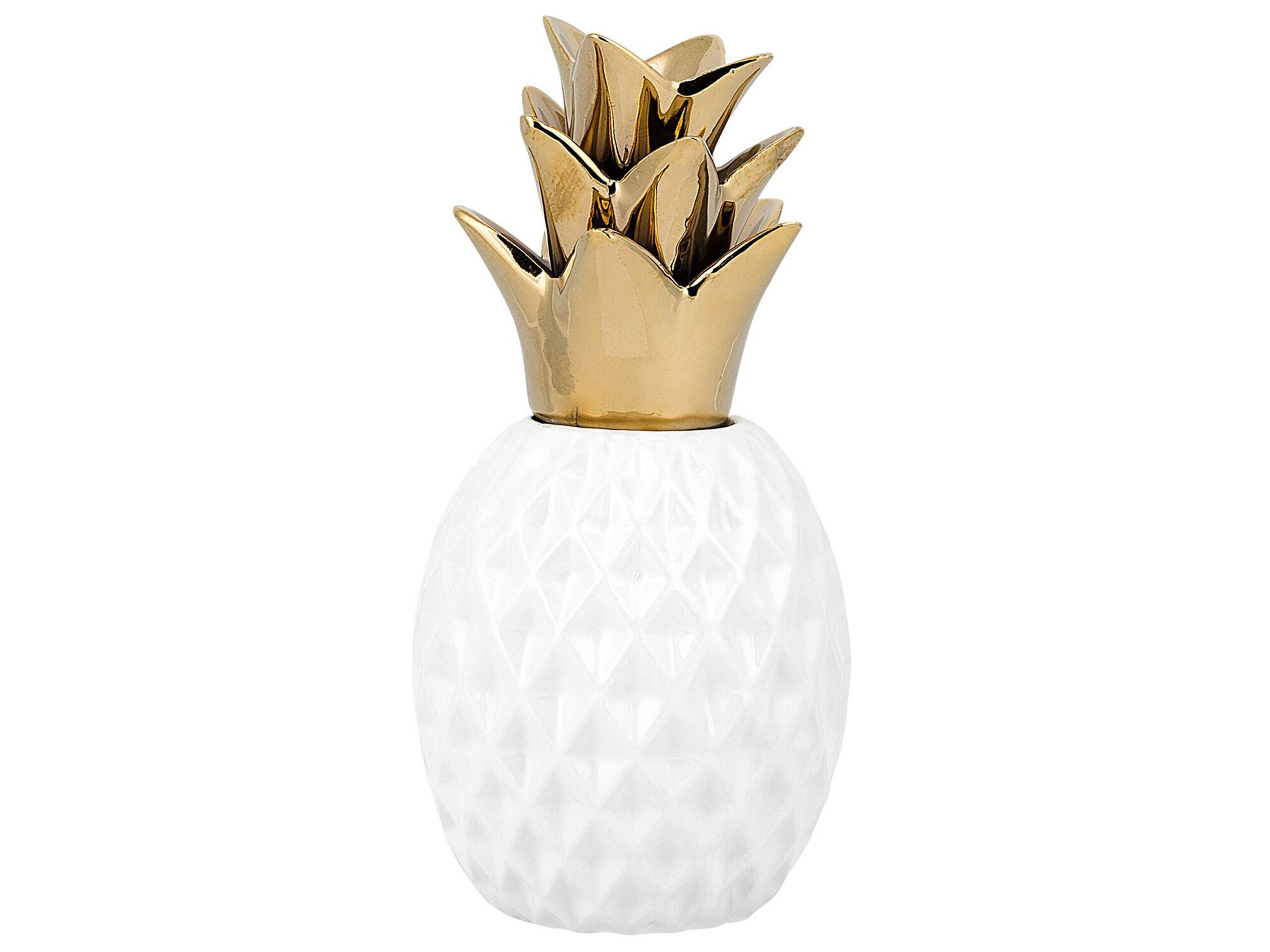 Decorative Figurine White with Gold TYANA